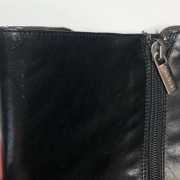 Laura Bellariva High Heel Platform Black Leather Boots Sz 39 - Picture 10 of 16